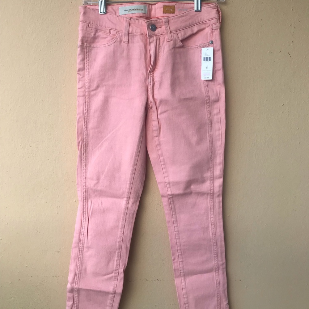 Anthropologie Pilcro Denim Jeans Peach 25